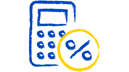 Calculator With Percent Symbol 420