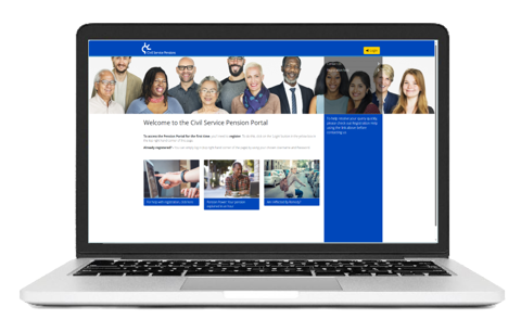 Pension Portal Landing